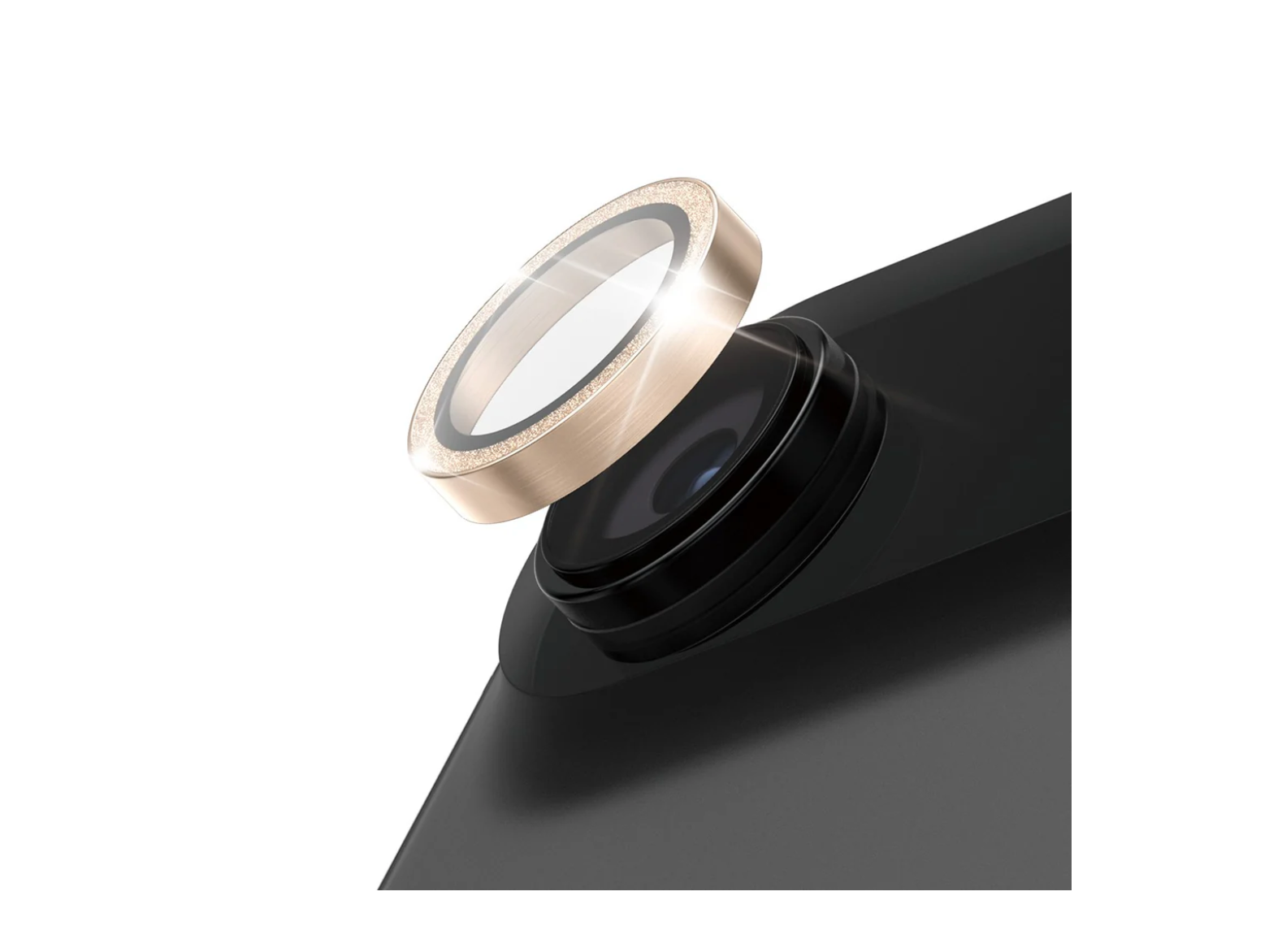 PanzerGlass Hoops Camera Lens Protector Glitter Gold for iPhone 17 Series and iPhone Air