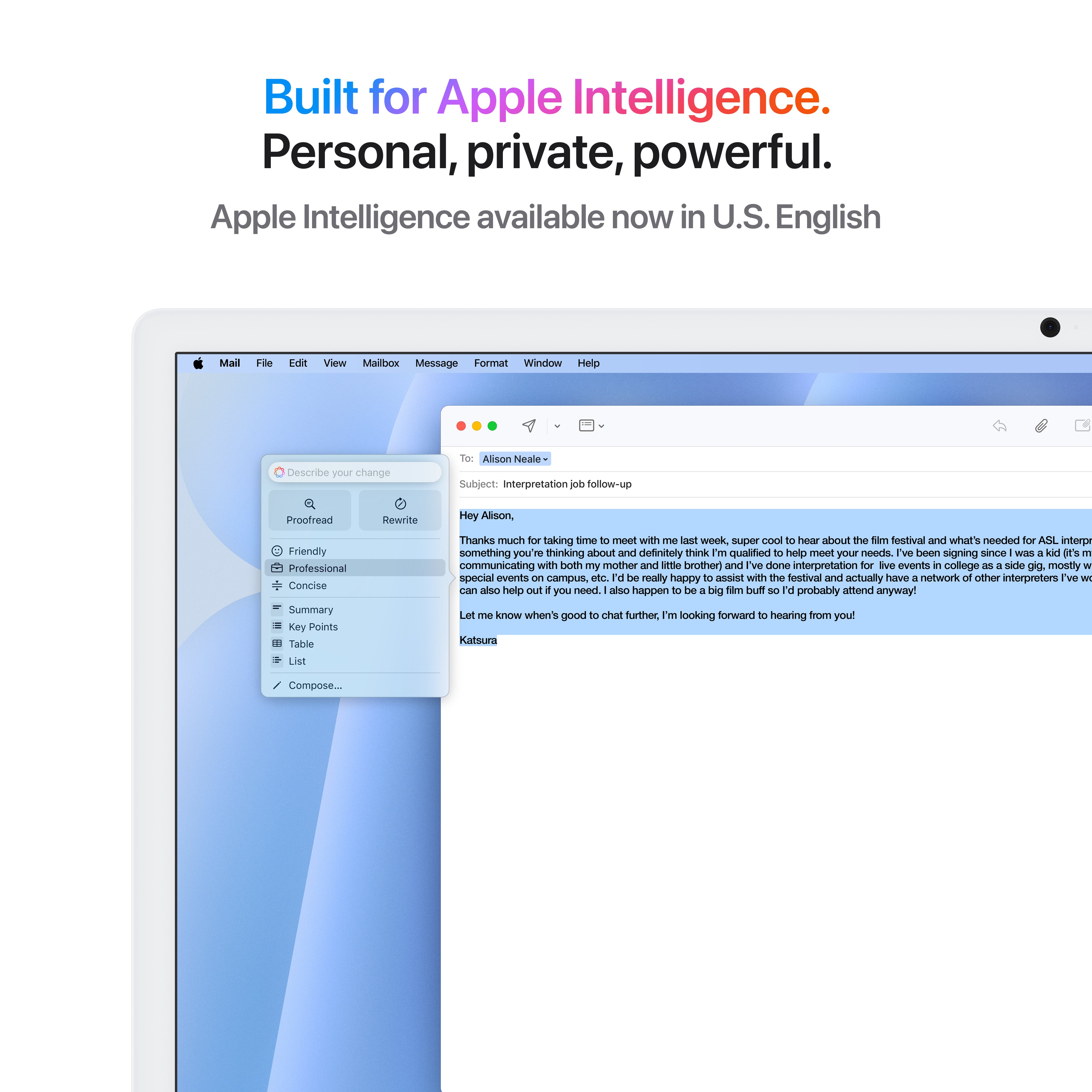 24-inch iMac with Retina 4.5K display: Apple M4 chip with 10‑core CPU and 10‑core