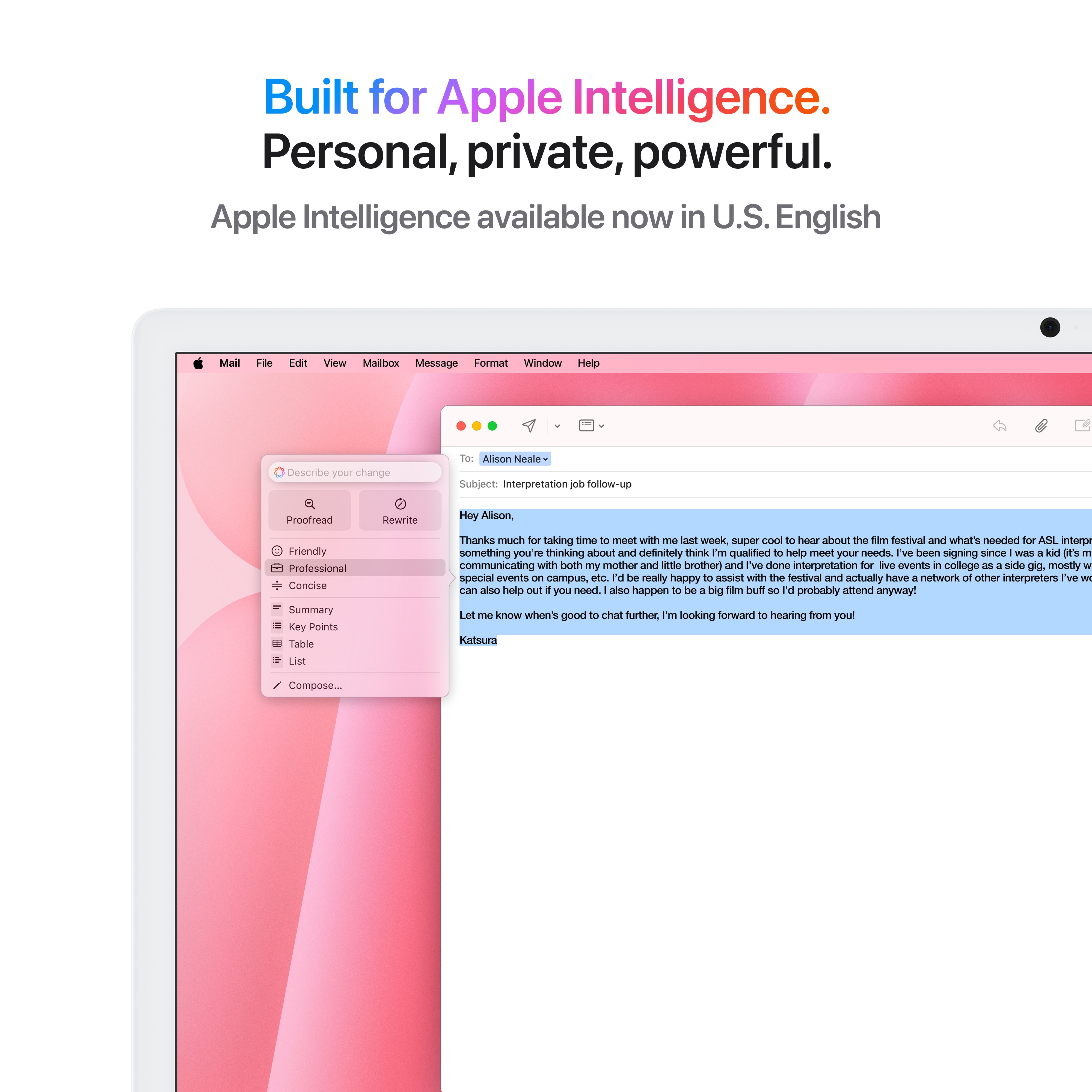 24-inch iMac with Retina 4.5K display: Apple M4 chip with 10‑core CPU and 10‑core
