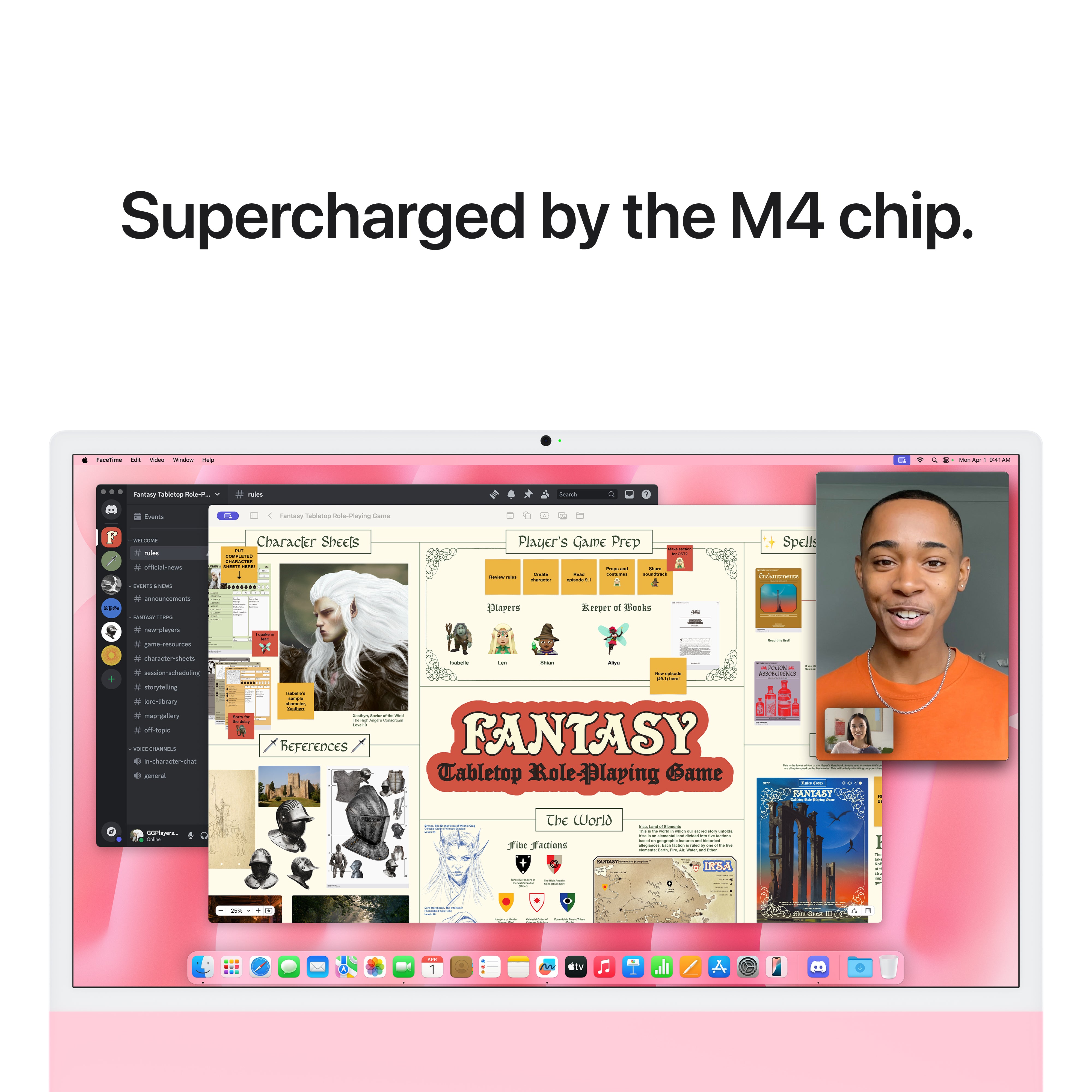 24-inch iMac with Retina 4.5K display: Apple M4 chip with 10‑core CPU and 10‑core