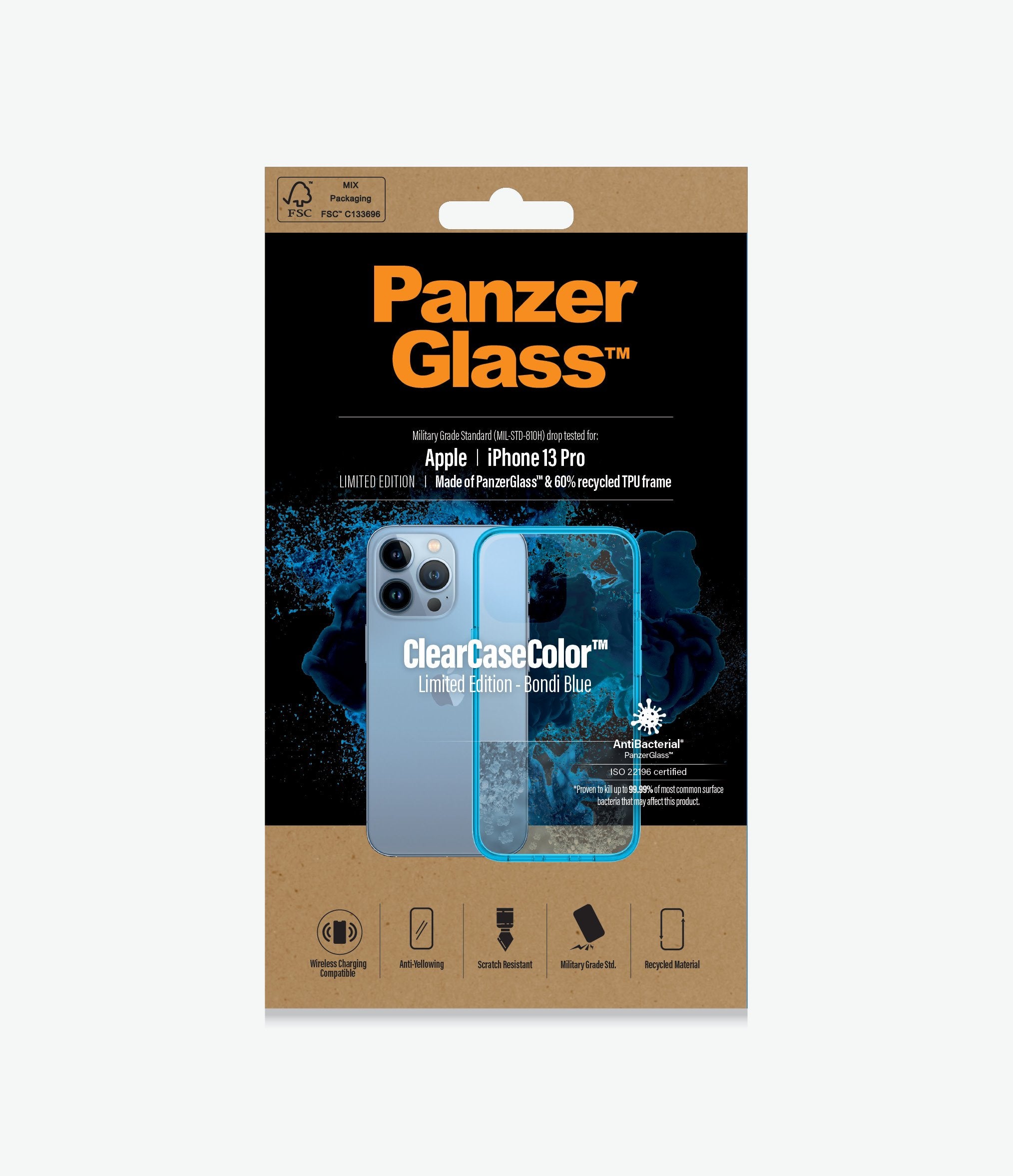 PanzerGlass Clear Case Color iPhone 13 Pro