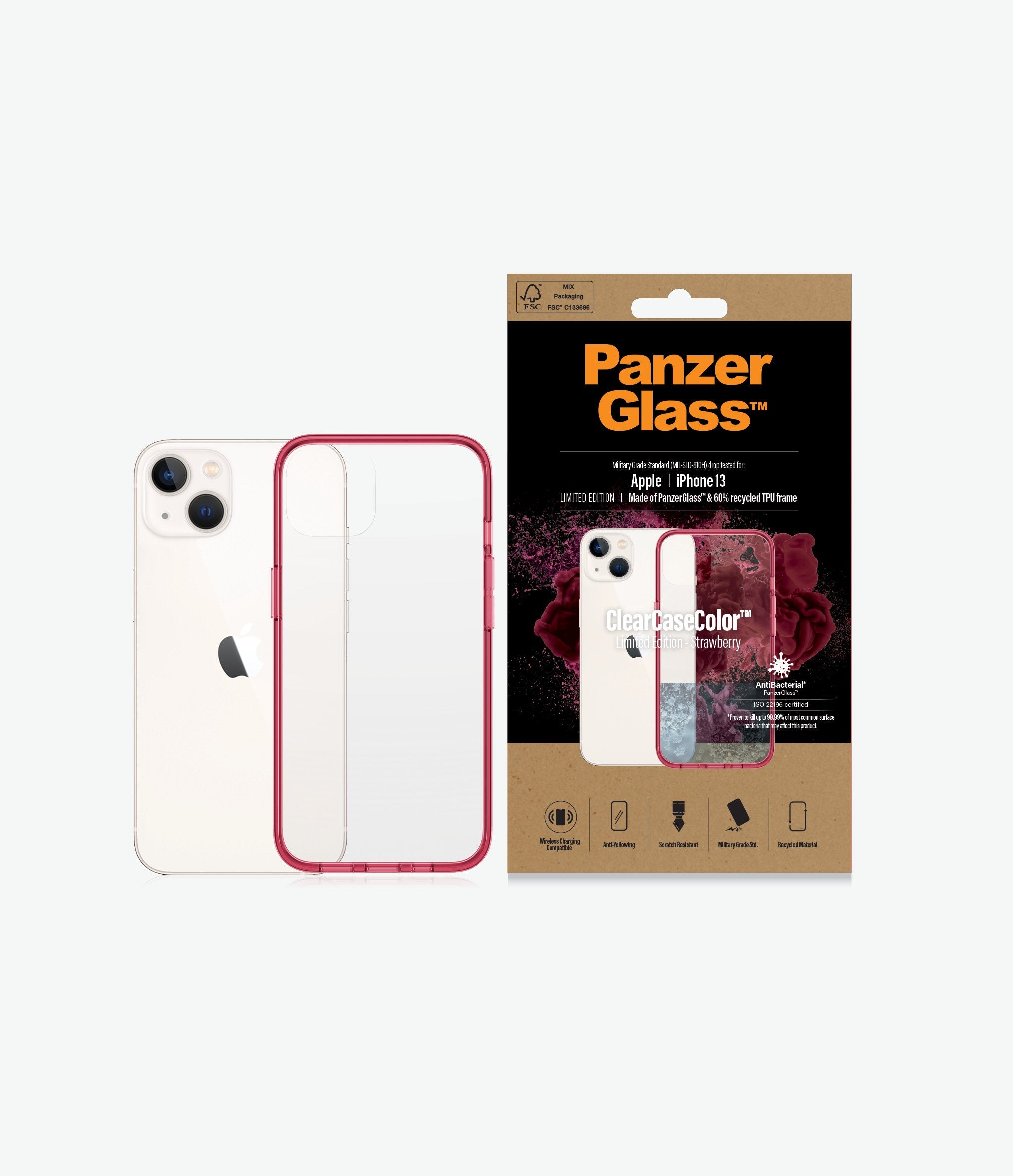PanzerGlass Clear Case Color iPhone 13