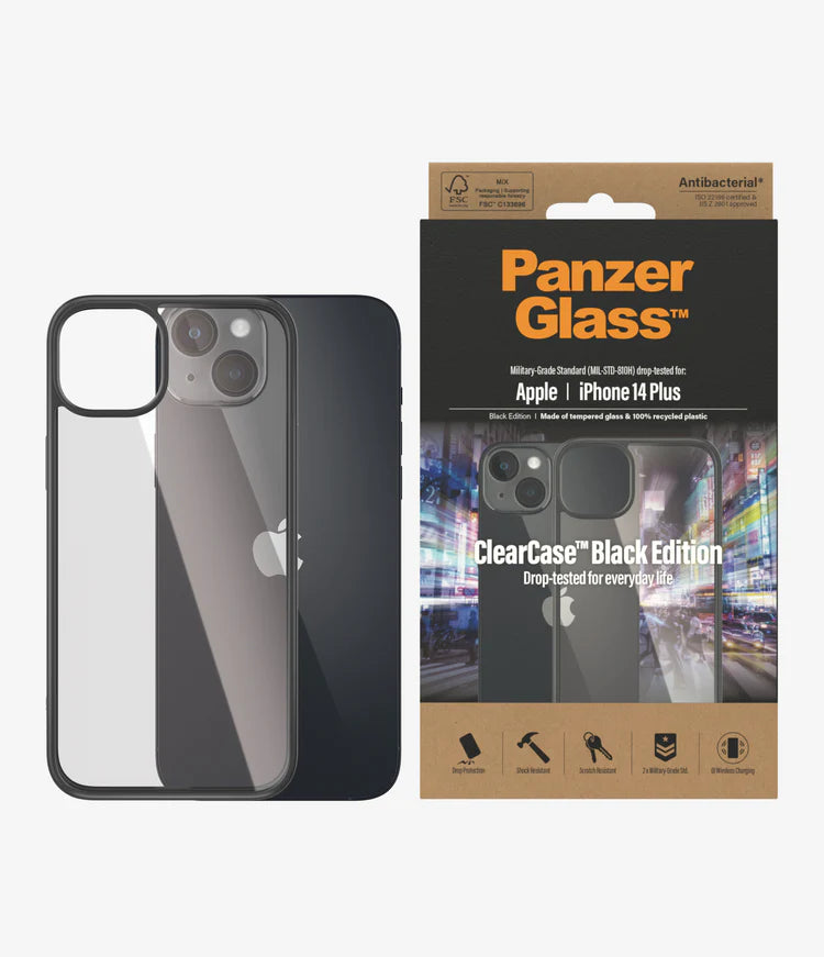 PanzerGlass ClearCase iPhone 14 Series - Black