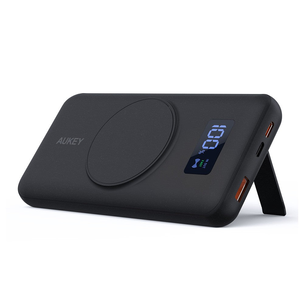 Aukey Power Bank 10000mAh Magnetic Wireless Charging