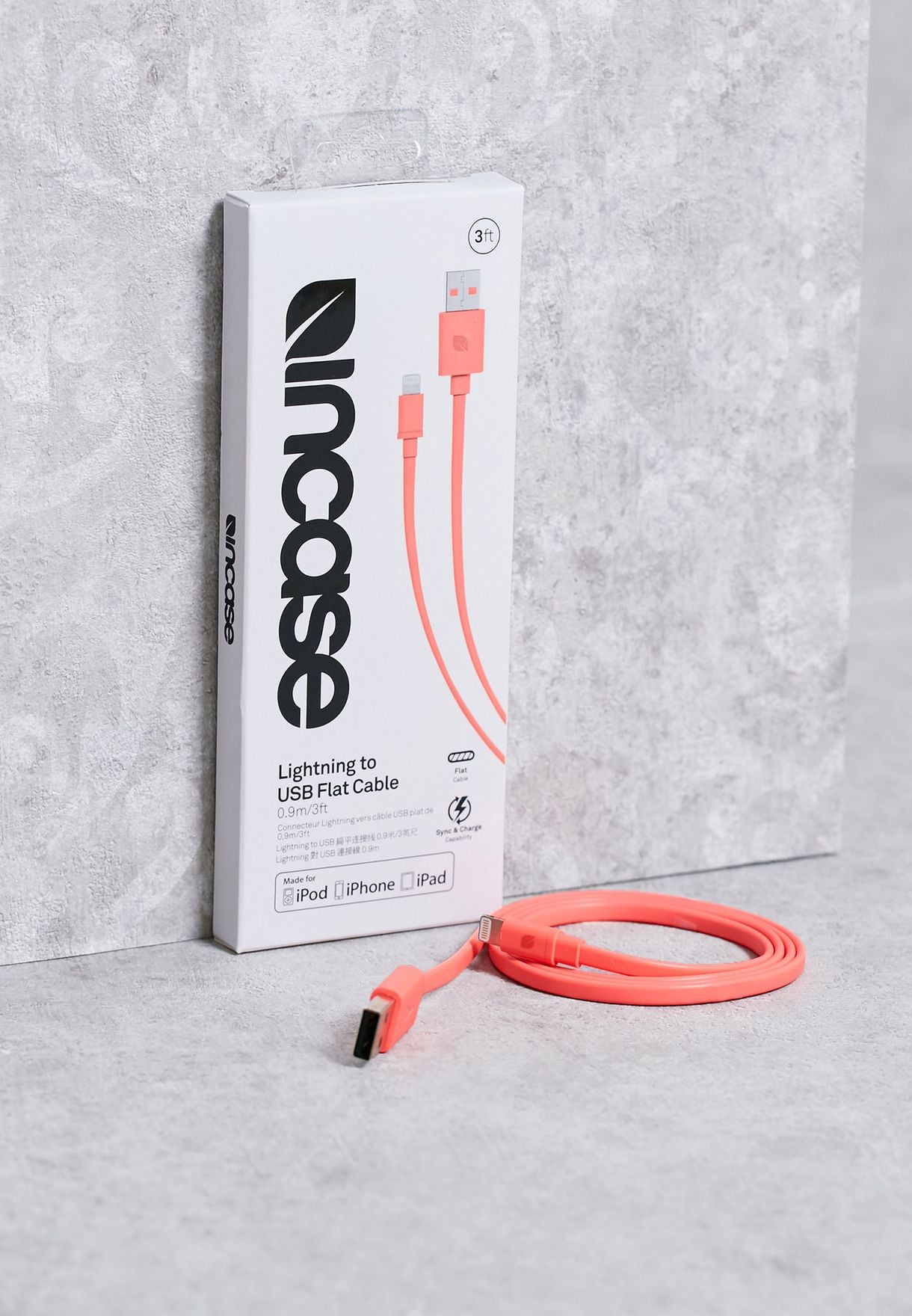 Incase Sync And Charge Flat Cable 1m