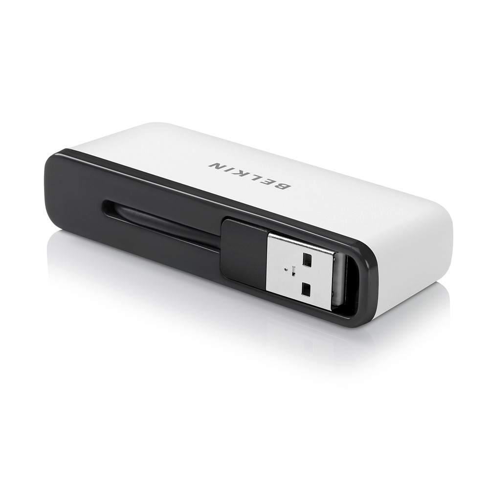 Belkin Adapter 4-Port Travel Hub, USB 2.0