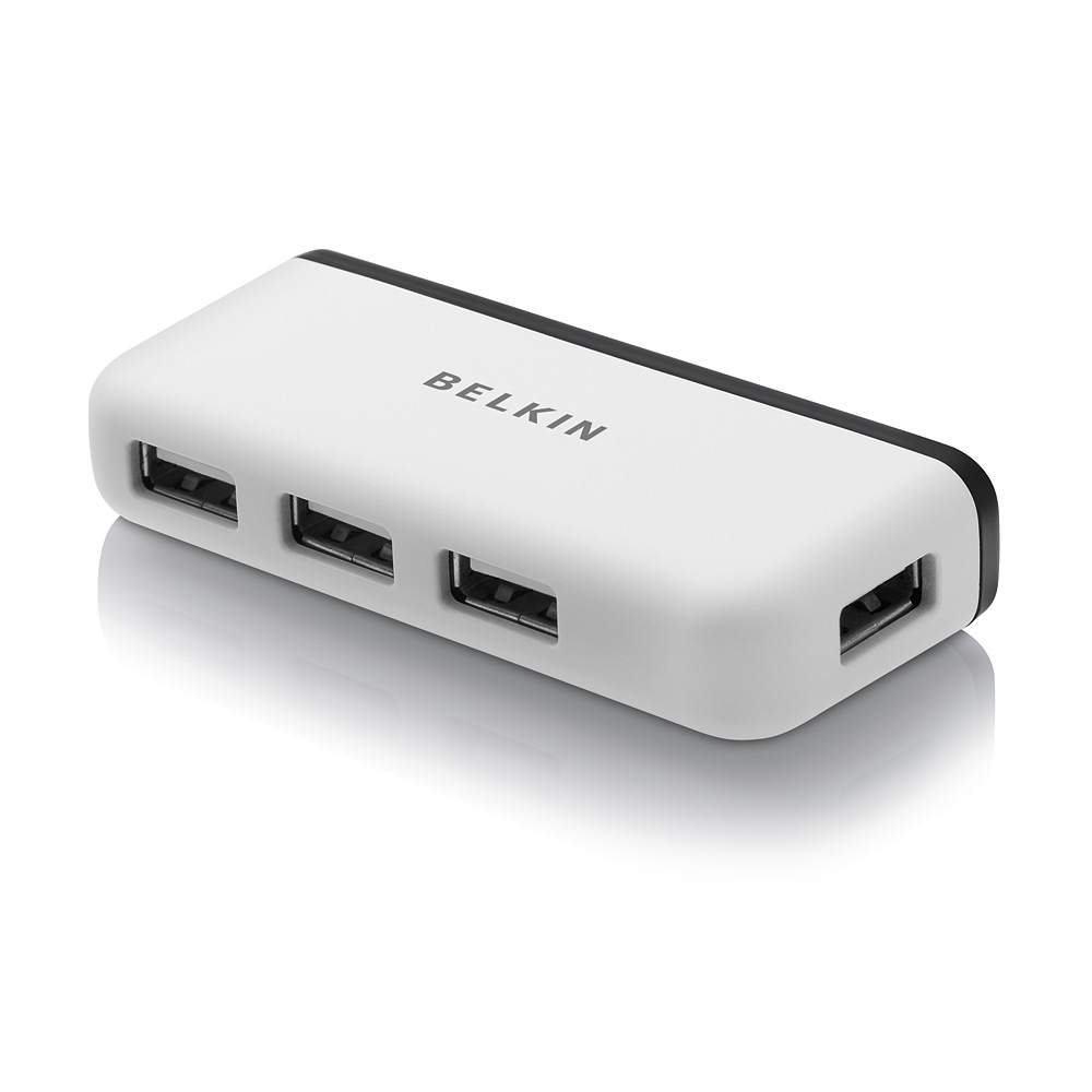 Belkin Adapter 4-Port Travel Hub, USB 2.0