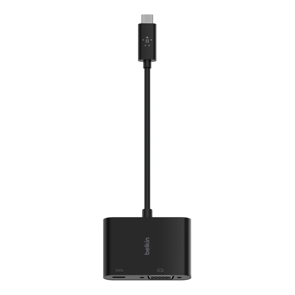 Belkin Adapter USB-C to VGA/60W PD Black