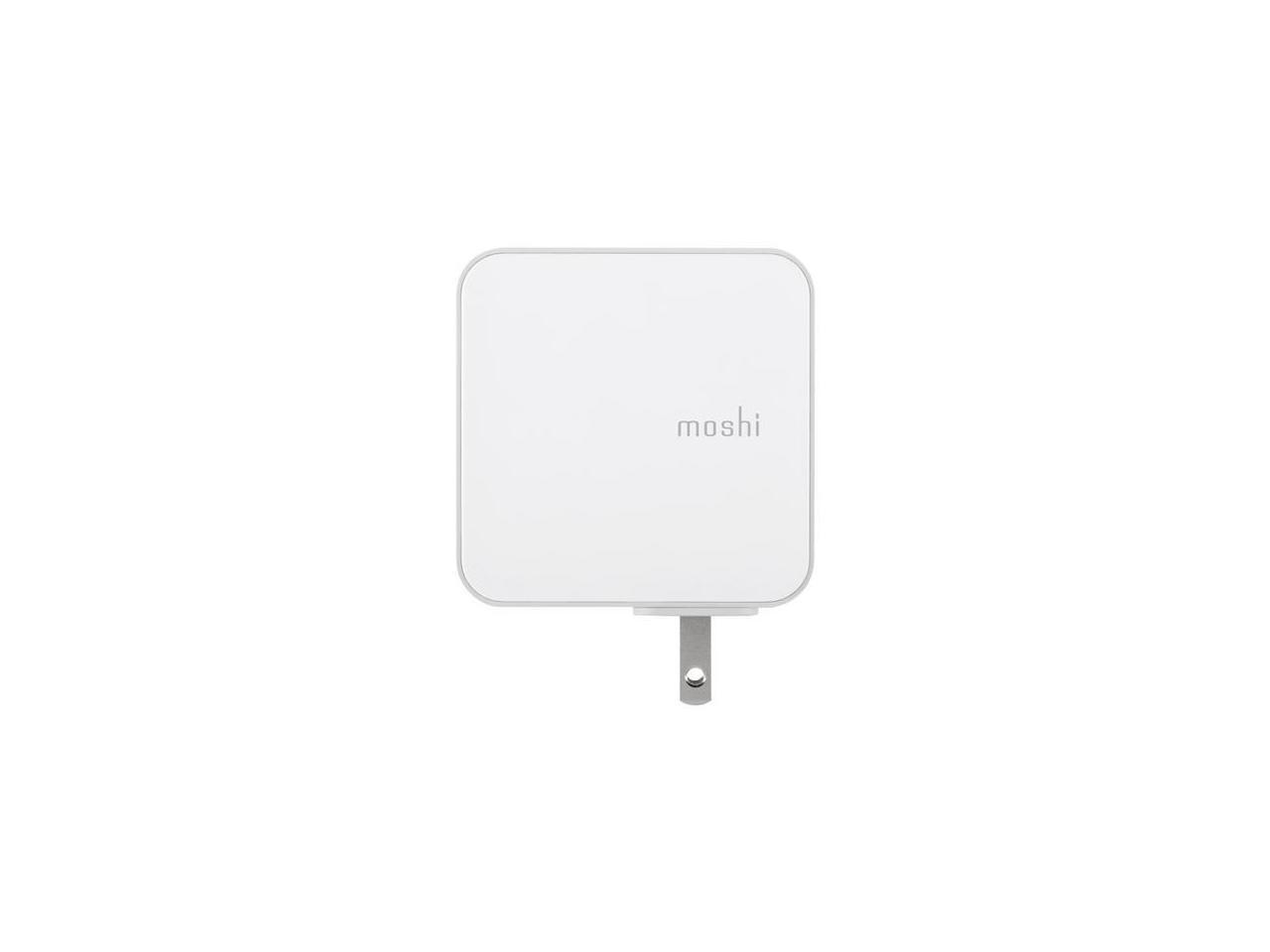 Moshi 42W ProGeo USB-C Wall Charger with USB Port - White