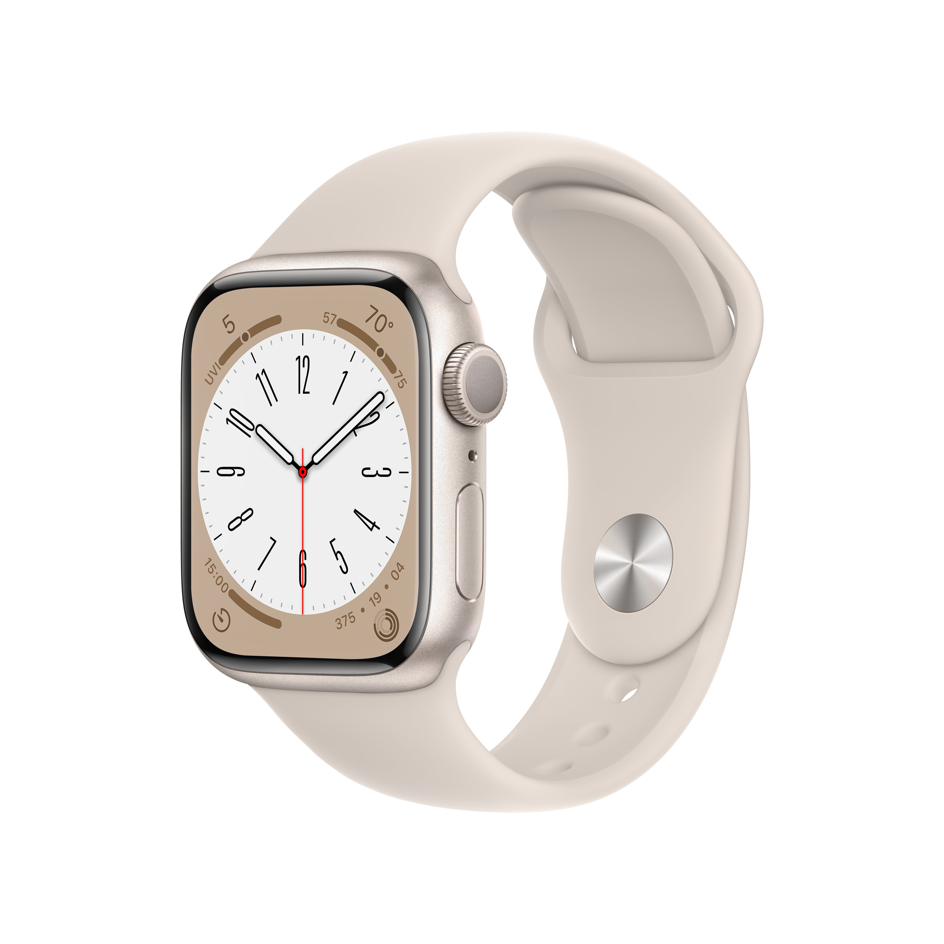 Apple Watch Series 8 GPS 41mm Midnight Aluminum Case with Midnight Sport Band Regular