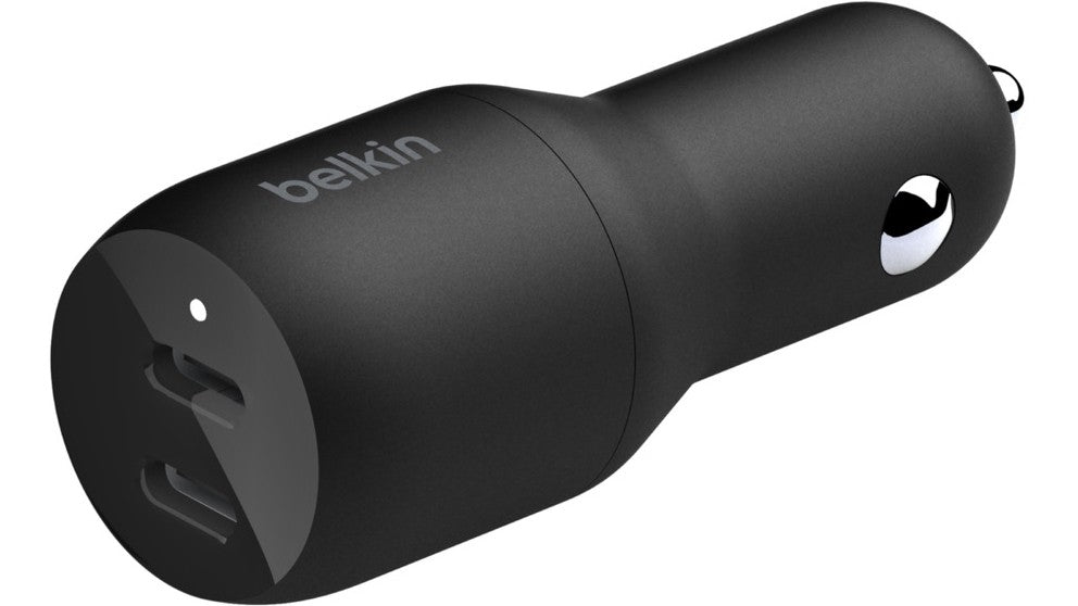 Belkin BoostCharge 36W Dual USB-C Car Charger