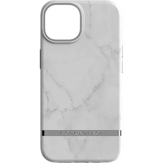 Richmond & Finch White Marble Case for iPhone 14 Series